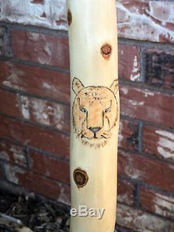 Exquisite Hand Carved Walking Stick Noah's Ark Rick Rodgers Custom Carving