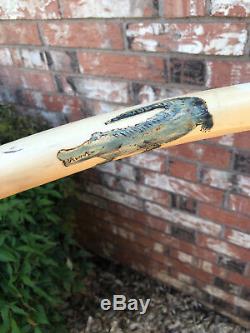 Exquisite Hand Carved Walking Stick Noah's Ark Rick Rodgers Custom Carving