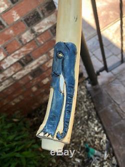 Exquisite Hand Carved Walking Stick Noah's Ark Rick Rodgers Custom Carving