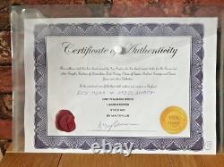 Fabulous Hand Carved Fox headed Hazel Shafted 51 Walking Stick by Ian Taylor