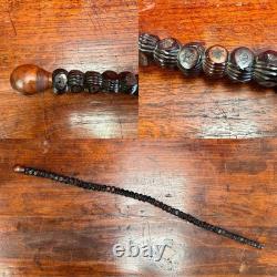 Fabulous Sailor Carved Boatswain or Ships Master Walking Cane (c. 1800-1850)