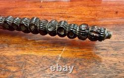 Fabulous Sailor Carved Boatswain or Ships Master Walking Cane (c. 1800-1850)