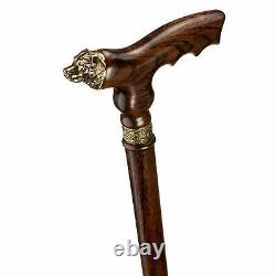 Fancy Wood Cane Labrador Stylish Walking Stick Carved Canes for Dog Lovers