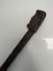 Fantastic Antique Folk Art Hand Carved Walking Stick Faces & Snake Etc