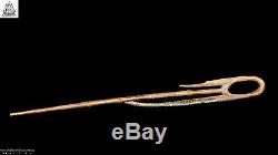 Fine Intricately Carved Walking Stick, M. Sepik, PNG, Papua New Guinea, Oceanic