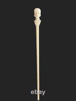 Frankenstein cane handmade cane carved cane Walking Stick Cane Handmade Wooden