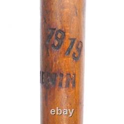 German World War I WWI Prisoner of War P. O. W Carved Wood Treen Stick Ypres 1919