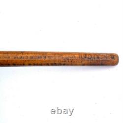 German World War I WWI Prisoner of War P. O. W Carved Wood Treen Stick Ypres 1919