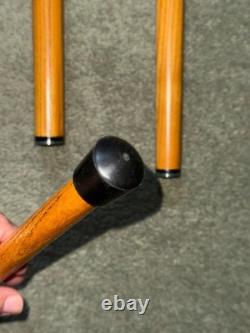 Green gemstone carved dog handle Walking stick / Cane