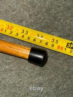 Green gemstone carved dog handle Walking stick / Cane