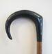 HAND CARVED BUFFALO HORN CROOK Excellent quality