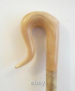 HAND CARVED RAMS HORN CLEEK Excellent quality