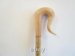 HAND CARVED RAMS HORN CLEEK Excellent quality