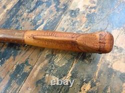 HAND CARVED WOODCOCK, SHOOTING BEATING STICK. STOPS. WITH FLAG. No. 2
