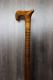 HANDMADE CARVED Walking Stick 37 inches Walking cane Wood Cane Hand Carved