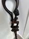 Hand Carved Black & brown Wooden Walking Stick Cane, African Tribal Design 36