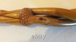 Hand Carved Celtic Design Wooden Walking Stick