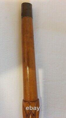 Hand Carved Celtic Design Wooden Walking Stick