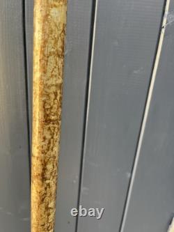 Hand Carved French Partridge Headed Walking Or Hiking Stick On Hazel Shank