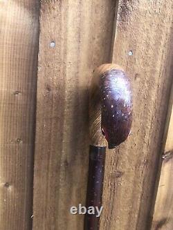 Hand Carved Hen Grouse Walking Stick