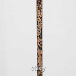 Hand Carved Horse Wooden Walking Stick Cane, Fancy Stick, Rod, Staff, Handle