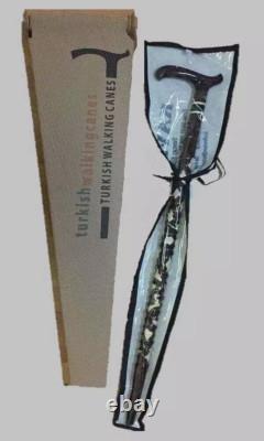 Hand Carved Horse Wooden Walking Stick Cane, Fancy Stick, Rod, Staff, Handle