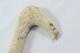 Hand Carved Intricate Bald Eagle Walking Stick Cane Top Handle Antler Horn