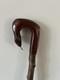 Hand Carved Snake Headed Walking/Hiking Stick Carved In Jarrah On Hawthorn Shank