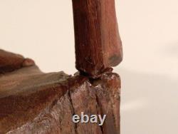 Hand Carved Walking Man Sculpture With Stick And Dog Wooden Sculpture Statue