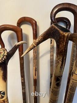 Hand Carved Walking sticks