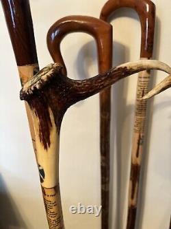 Hand Carved Walking sticks