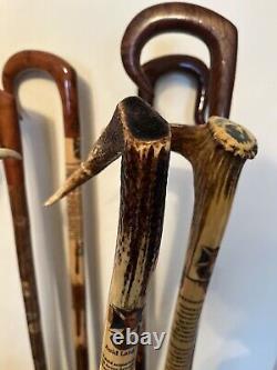 Hand Carved Walking sticks