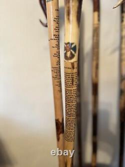 Hand Carved Walking sticks