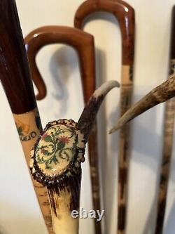 Hand Carved Walking sticks