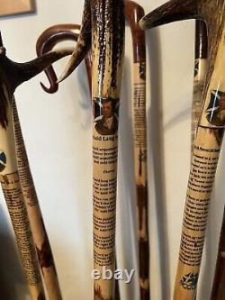 Hand Carved Walking sticks