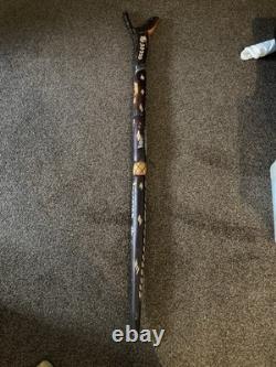 Hand Carved Wooden Jamaican Walking Stick Cane with snake handle & Face carving