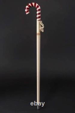 Hand Carved Wooden Walking Stick Christmas Gift Handmade Walking Cane