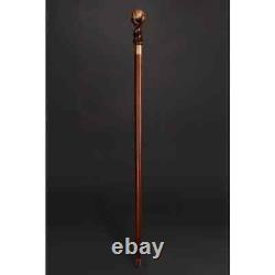 Hand Carved Wooden Walking Stick Eagle Foot Handle Walking Cane Christmas Great