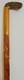 Hand Carved Wooden Walking Stick Spiral Barley Twist Cane 1930's