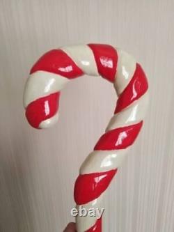 Hand Carved Wooden Walking Stick Unique Walking Cane valentine's Gift Candy Cane