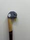 Hand Carved walking stick wood Pigeon Head