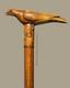 Hand carved design bird wooden walking stick for men women walking cane gift S10