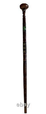 Hand carved walking sticks