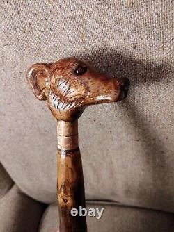 Hand carved wooden walking sticks