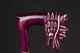 Handle Hand carved purple dragon Wooden Walking stick walking cane Christma best