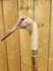Handmade Woodcock hand carved wooden walking cane for men women stick bird Gift