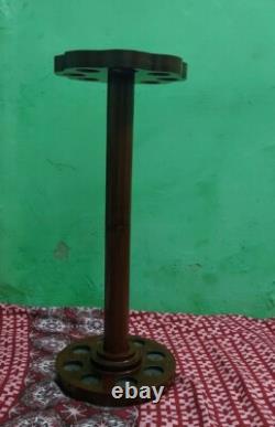 Handmade Wooden carved cane stand Holder Home Decor Walking Stick Storage Rack