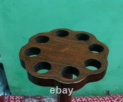 Handmade Wooden carved cane stand Holder Home Decor Walking Stick Storage Rack
