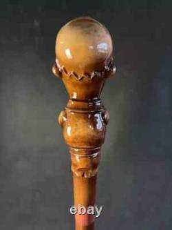 Homer Walking Stick, Walking Cane, Cane For Costume Parties, Carved Walking Cane