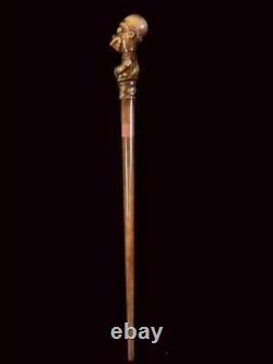 Homer Walking Stick, Walking Cane, Cane For Costume Parties, Carved Walking Cane